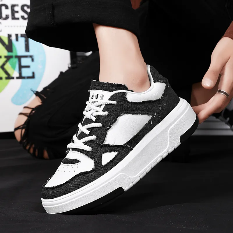 CAMOSI Breathable Lightweight Height Increasing Low-Top Casual Shoes Men's-13