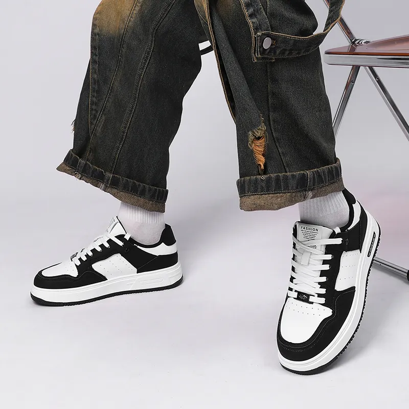CAMOSI Wear-resistant And Lightweight Low-Top Skateboard Shoes Unisex-7