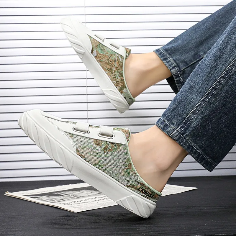 CAMOSI Abrasion Resistant Wrap toe Slippers Unisex-14