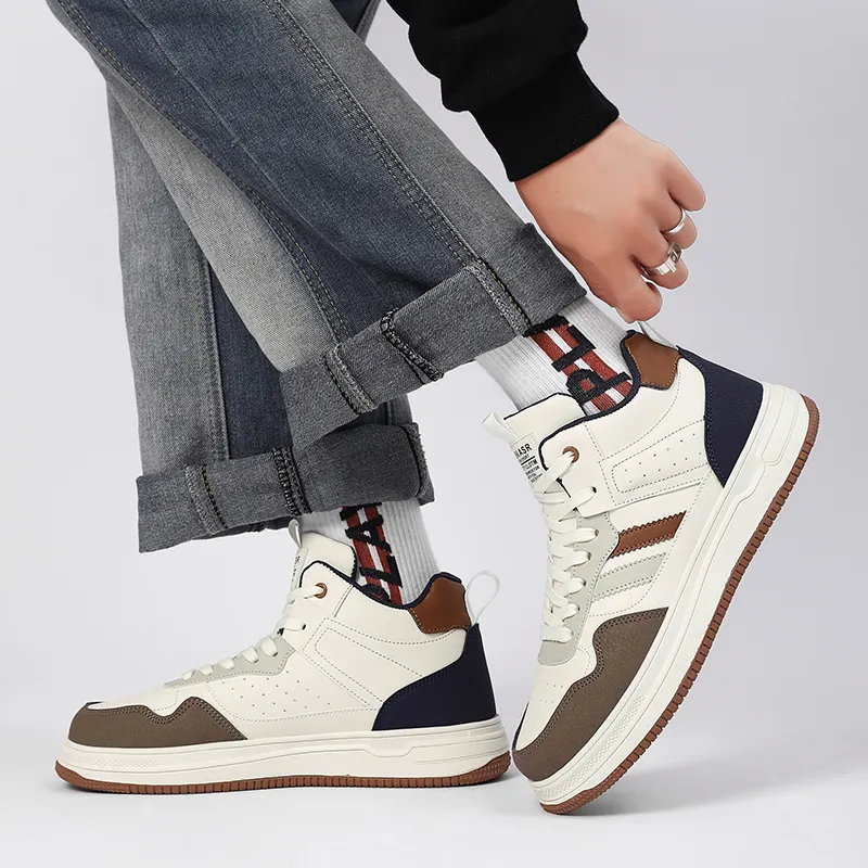 CAMOSI Wear-Resistant High-Top Casual Shoes Unisex-8