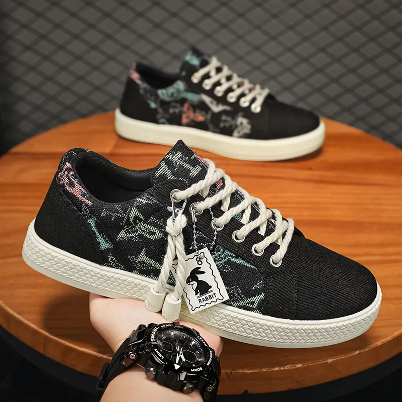 CAMOSI Anti-Slip Wear-Resistant Low-Top Skateboard Shoes Unisex-13