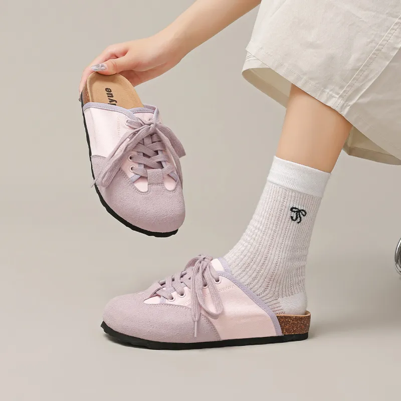 Feiyue Quiet Abrasion Resistant Slip Resistant Wrap toe Slippers Women's-25