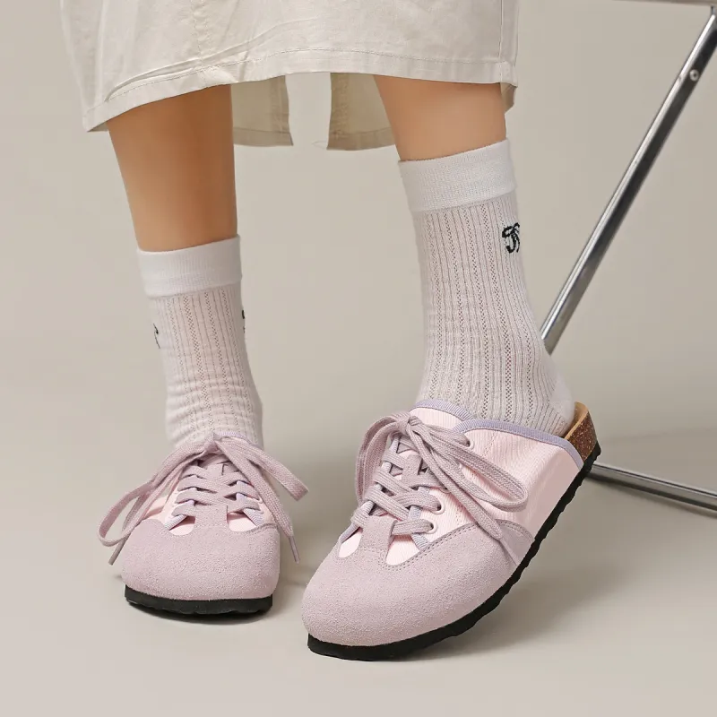 Feiyue Quiet Abrasion Resistant Slip Resistant Wrap toe Slippers Women's-24