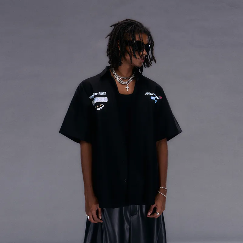 MOONWAV American Streetwear Summer Shirt Unisex-2