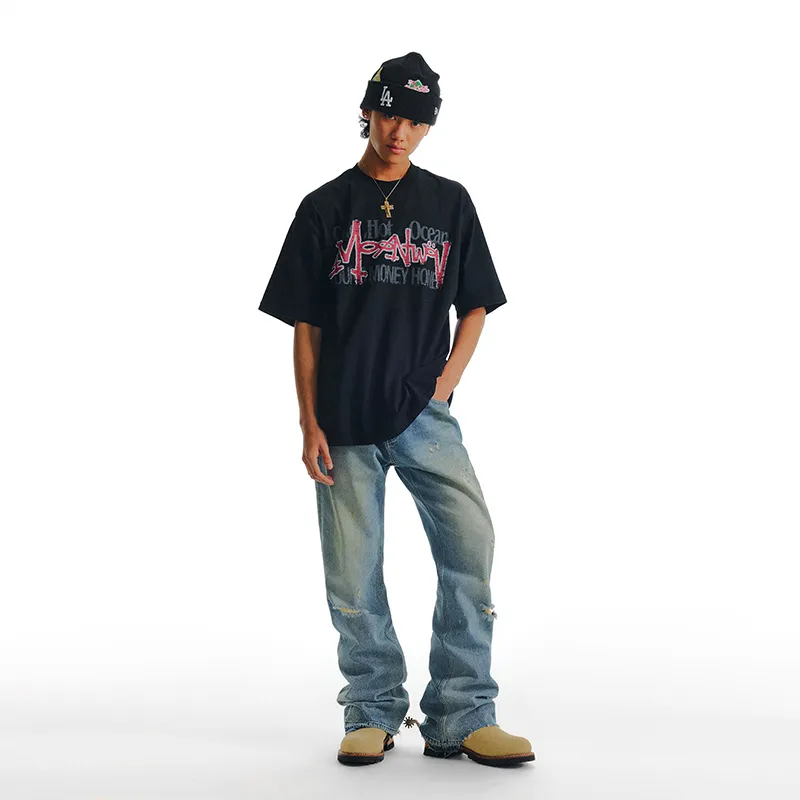 MOONWAV T Shirts Unisex Black-2