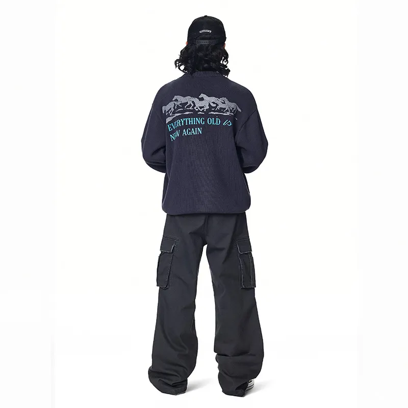 MOONWAV Pullover Sweater Knitwear Unisex-3