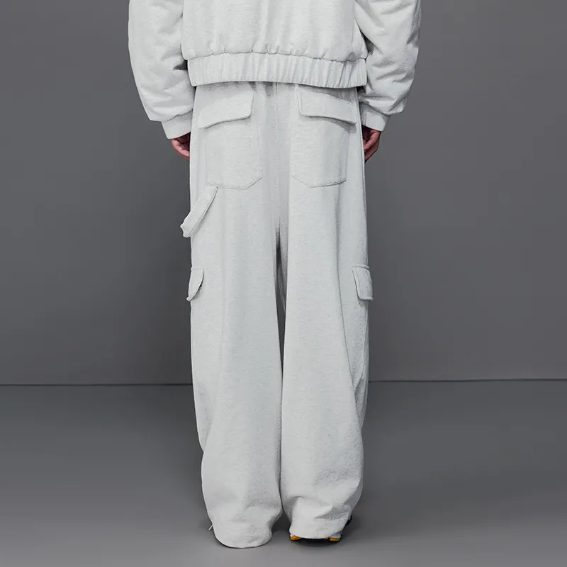 MOONWAV Winter Knitted Fabric Sports Sweatpants Unisex-6
