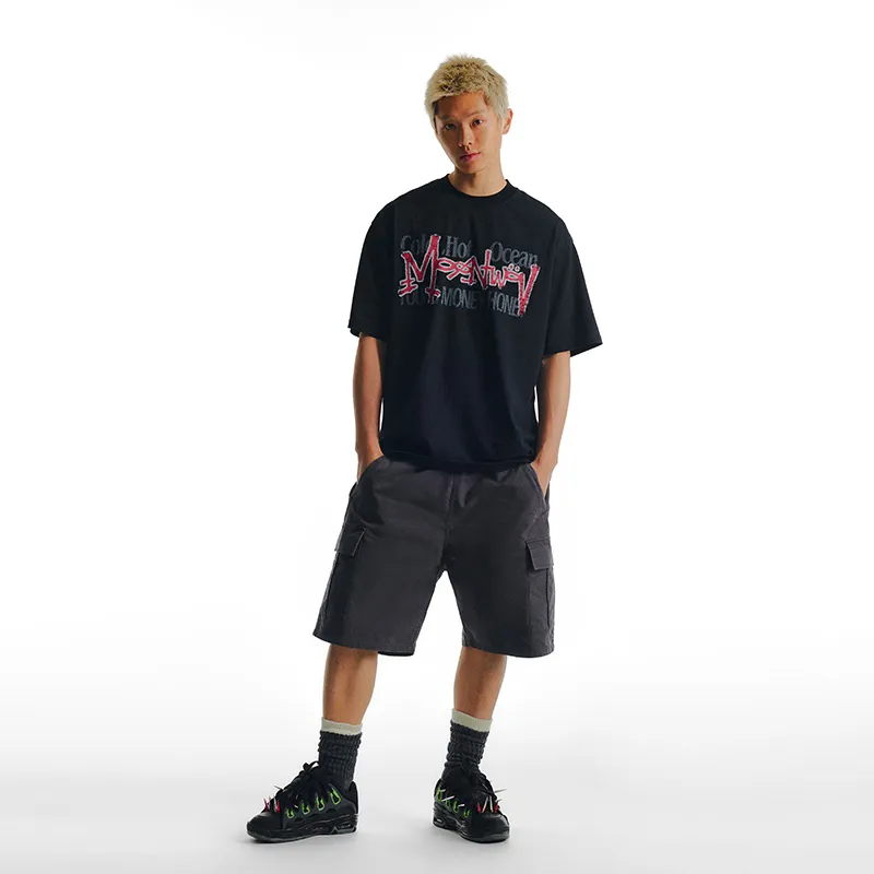MOONWAV T Shirts Unisex Black-3