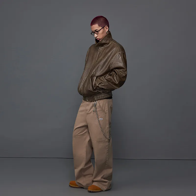 MOONWAV Leather Jackets Jackets & Coats Unisex-10