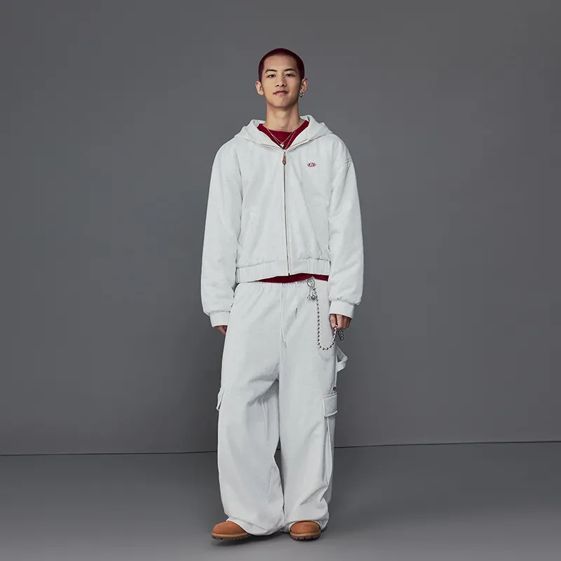 MOONWAV Winter Knitted Fabric Sports Sweatpants Unisex-3