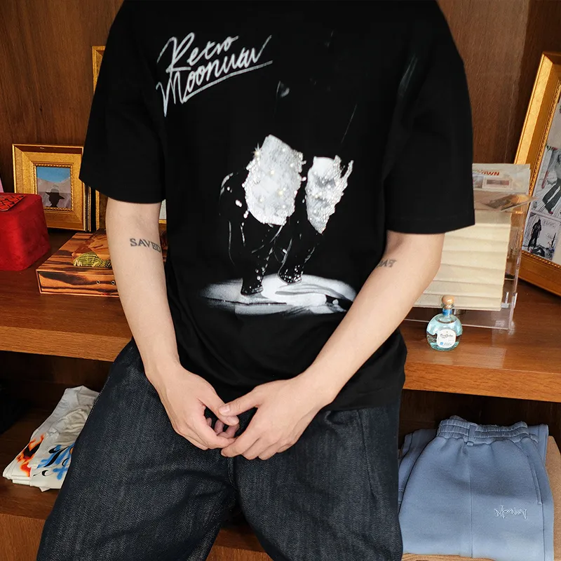 MOONWAV Short Sleeved T Shirts Unisex-4