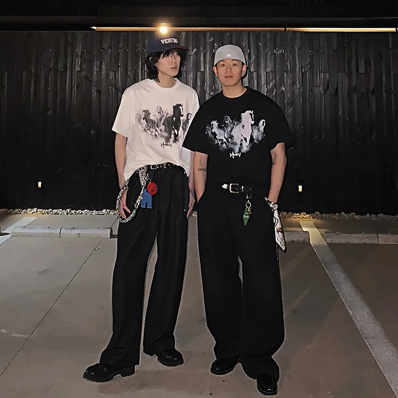 MOONWAV Short Sleeved T Shirts Unisex-5