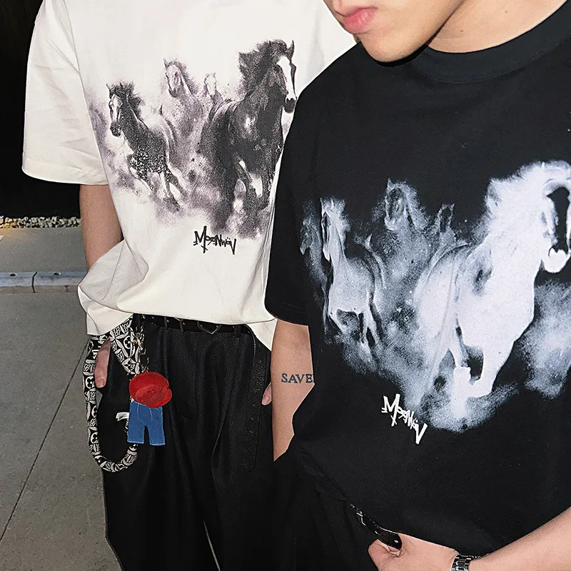 MOONWAV Short Sleeved T Shirts Unisex-4
