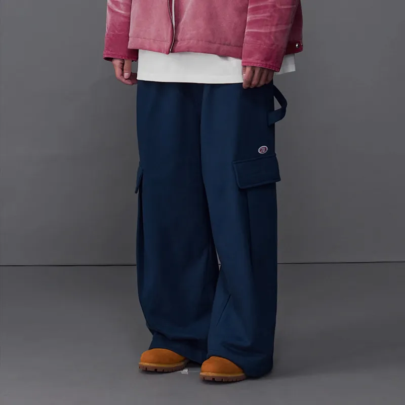 MOONWAV Winter Knitted Fabric Sports Sweatpants Unisex-10
