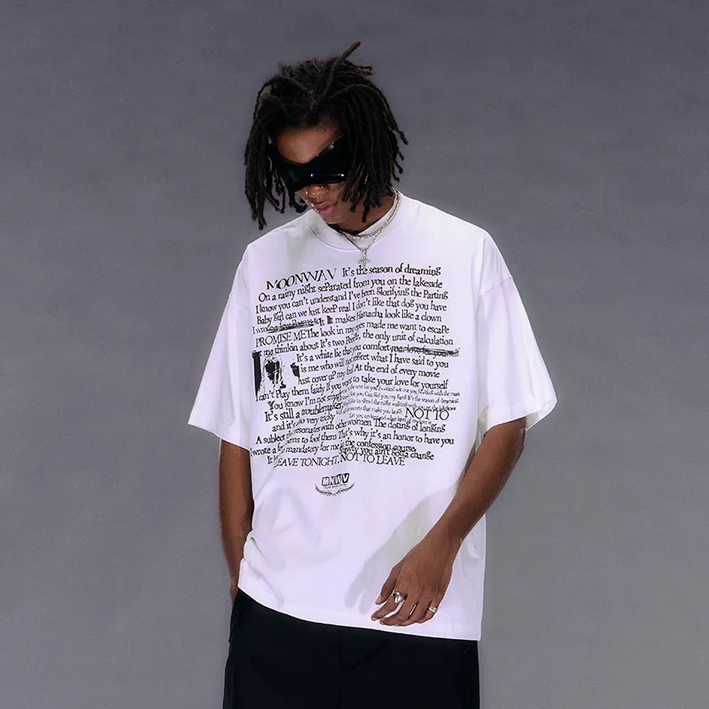 MOONWAV Short Sleeved T Shirts Unisex-2