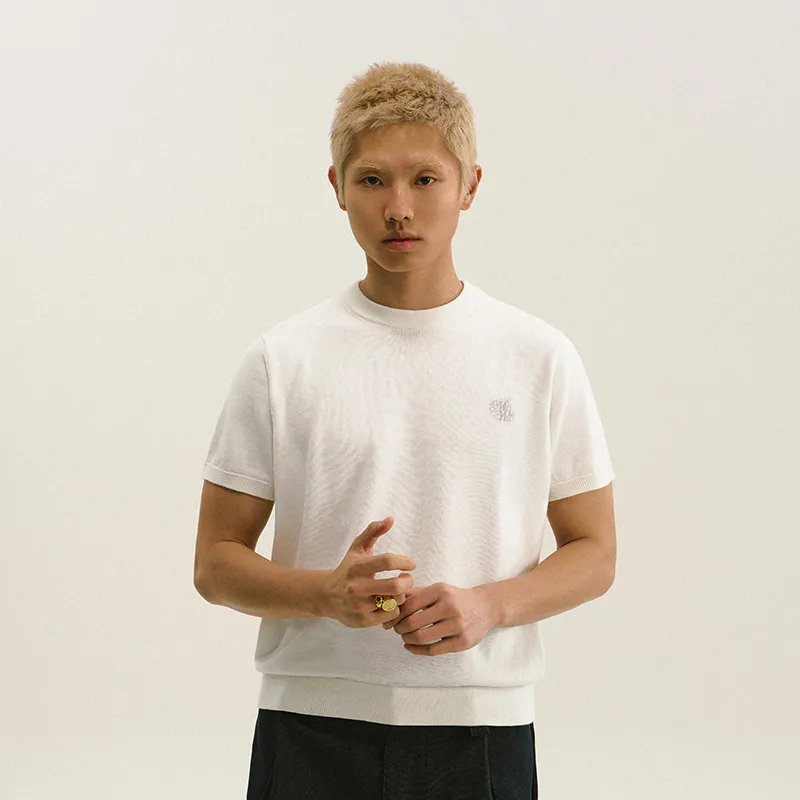 MOONWAV Knitted Fabric Short Sleeved Summer Cooling T Shirt Unisex-11