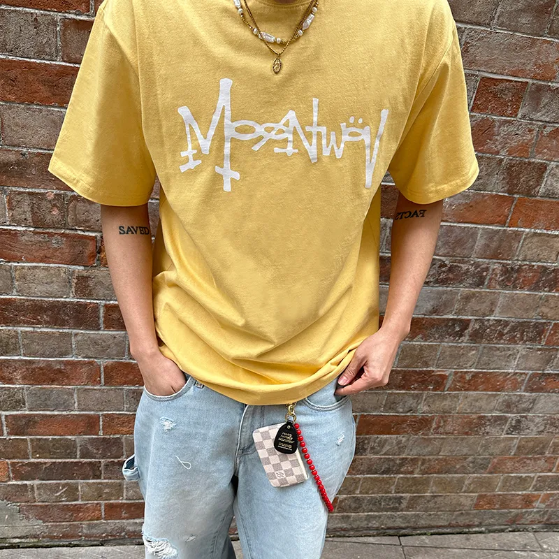 MOONWAV Summer Short Sleeved T Shirts Unisex-13