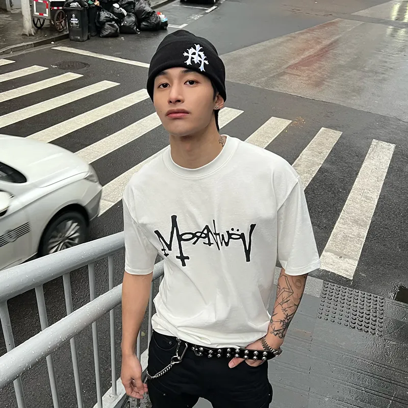 MOONWAV Summer Short Sleeved T Shirts Unisex-1