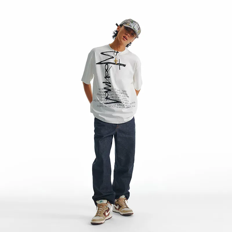 MOONWAV T Shirts Unisex White-2