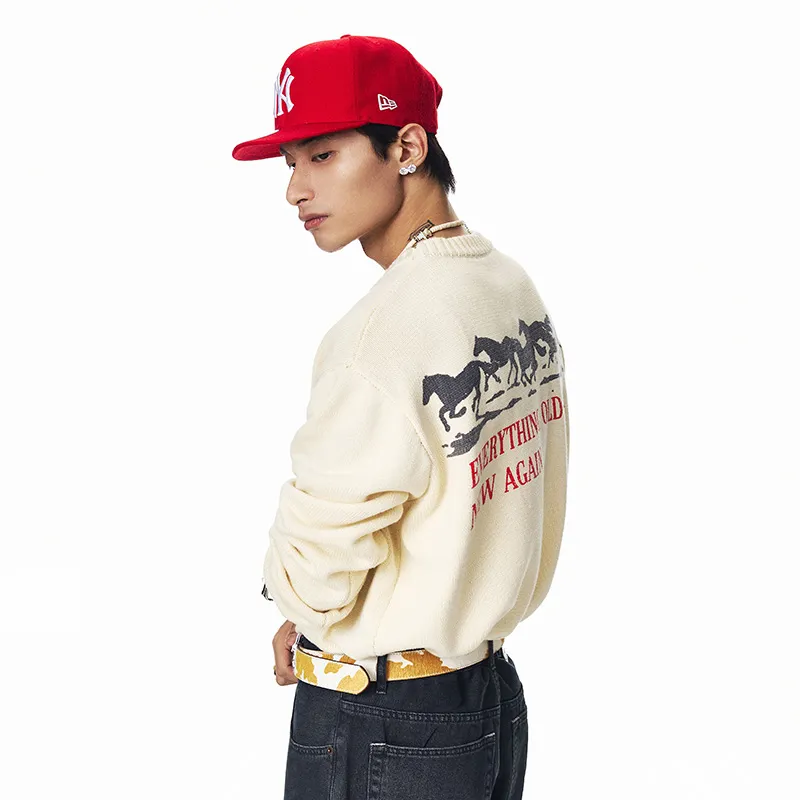 MOONWAV Pullover Sweater Knitwear Unisex-9
