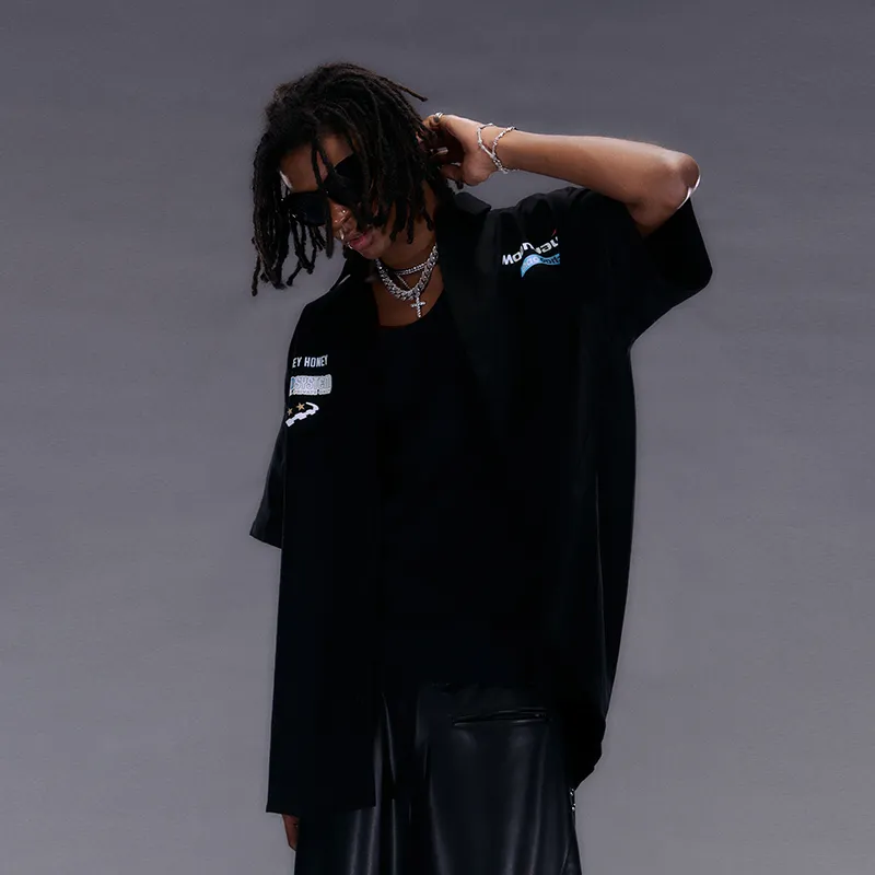 MOONWAV American Streetwear Summer Shirt Unisex-6