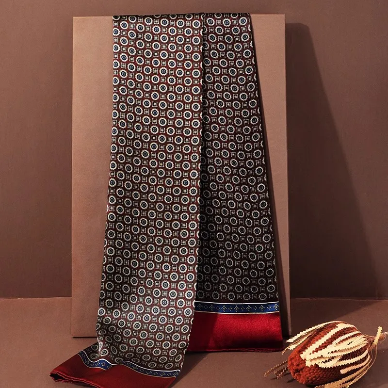 Hang Silk Road Silk Scarves Men's-3