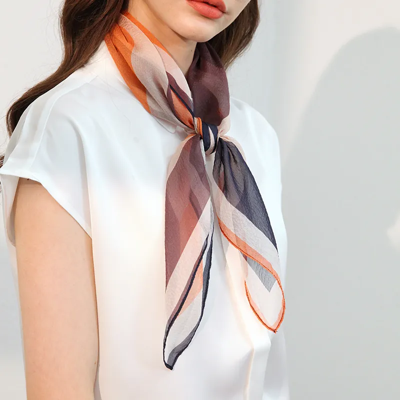 Hang Silk Road 100% Mulberry Silk Silk Scarves Women's-1