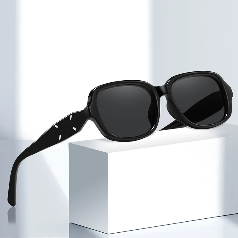 PRETTYALLUSION TR/Memory Plastic Square Sunglasses Unisex-5