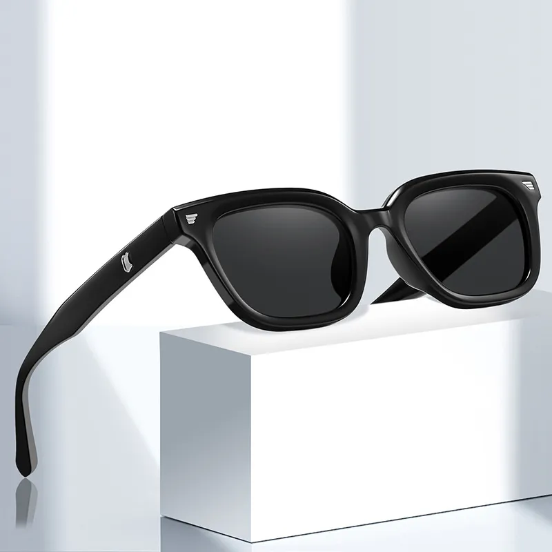 PRETTYALLUSION TR/Memory Plastic Square Sunglasses Unisex-3