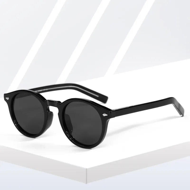 PRETTYALLUSION Round Sunglasses Unisex-1