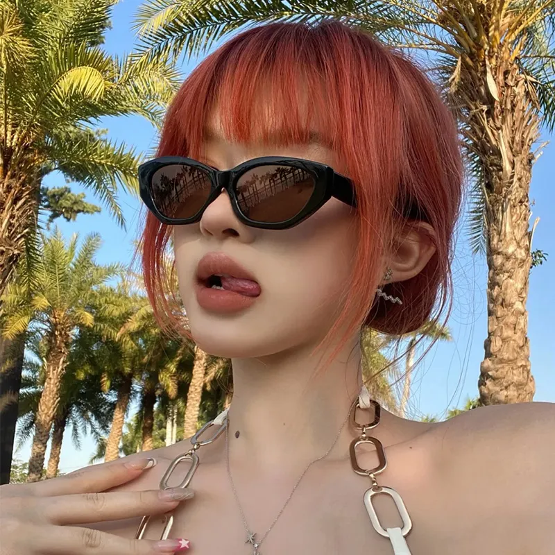 PRETTYALLUSION PC Cat Eye Sunglasses Unisex-2