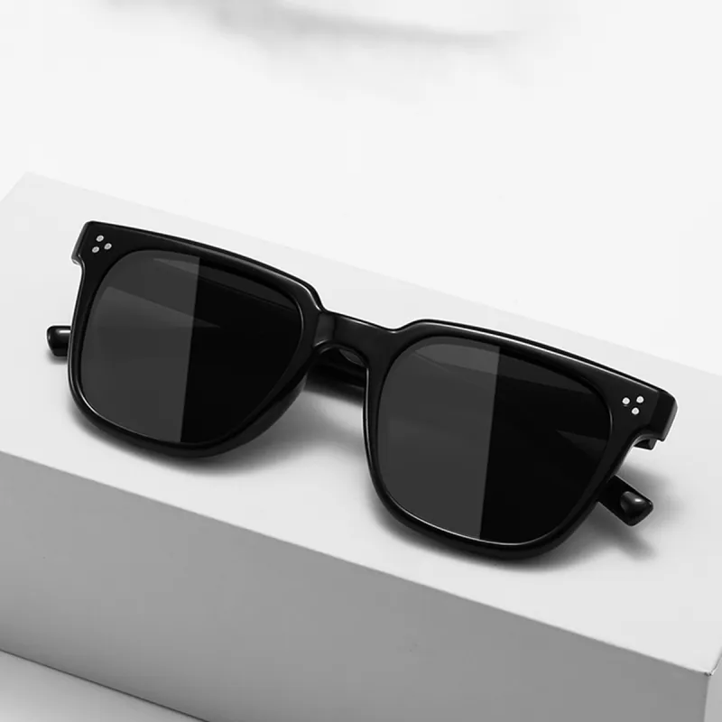 PRETTYALLUSION Plate Frame TR90 Oval Sunglasses Unisex-2