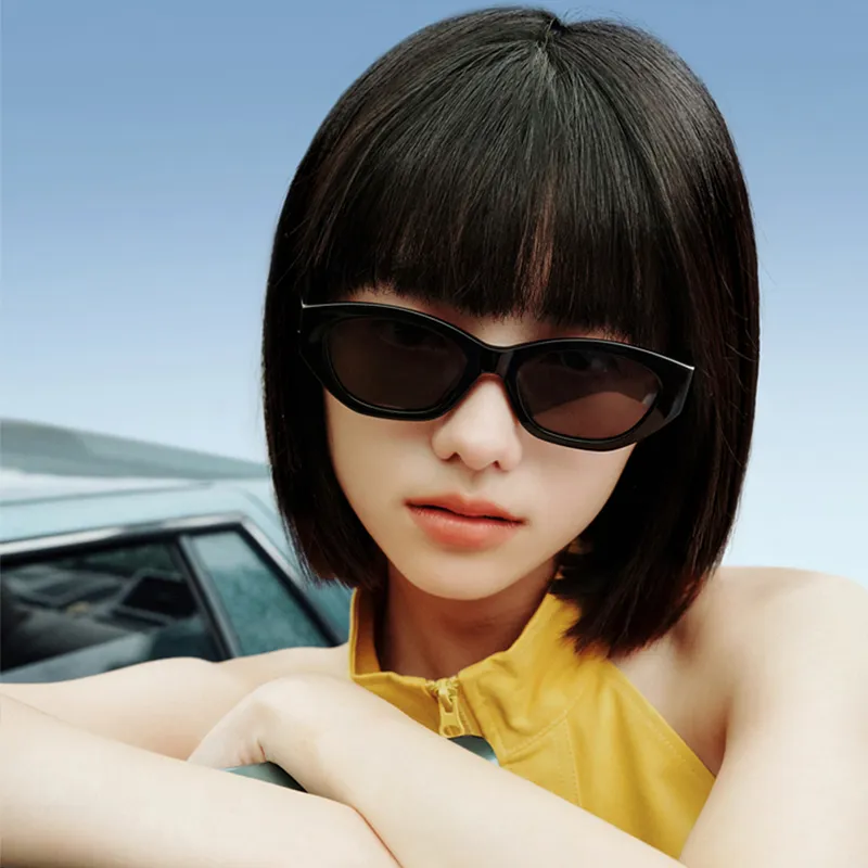 PRETTYALLUSION PC Cat Eye Sunglasses Unisex-1