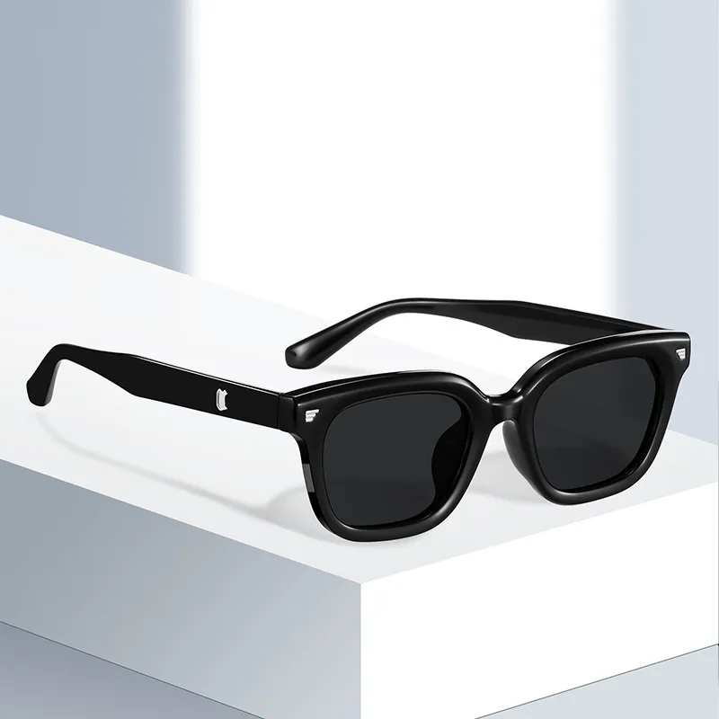 PRETTYALLUSION TR/Memory Plastic Square Sunglasses Unisex-5