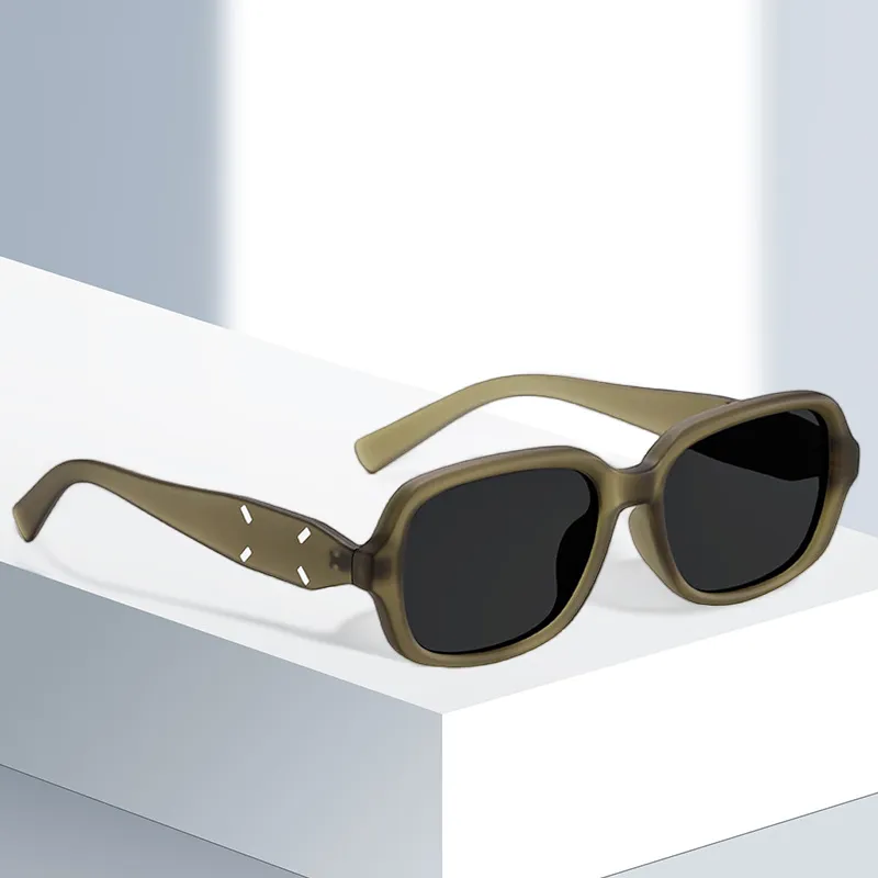 PRETTYALLUSION TR/Memory Plastic Square Sunglasses Unisex-11