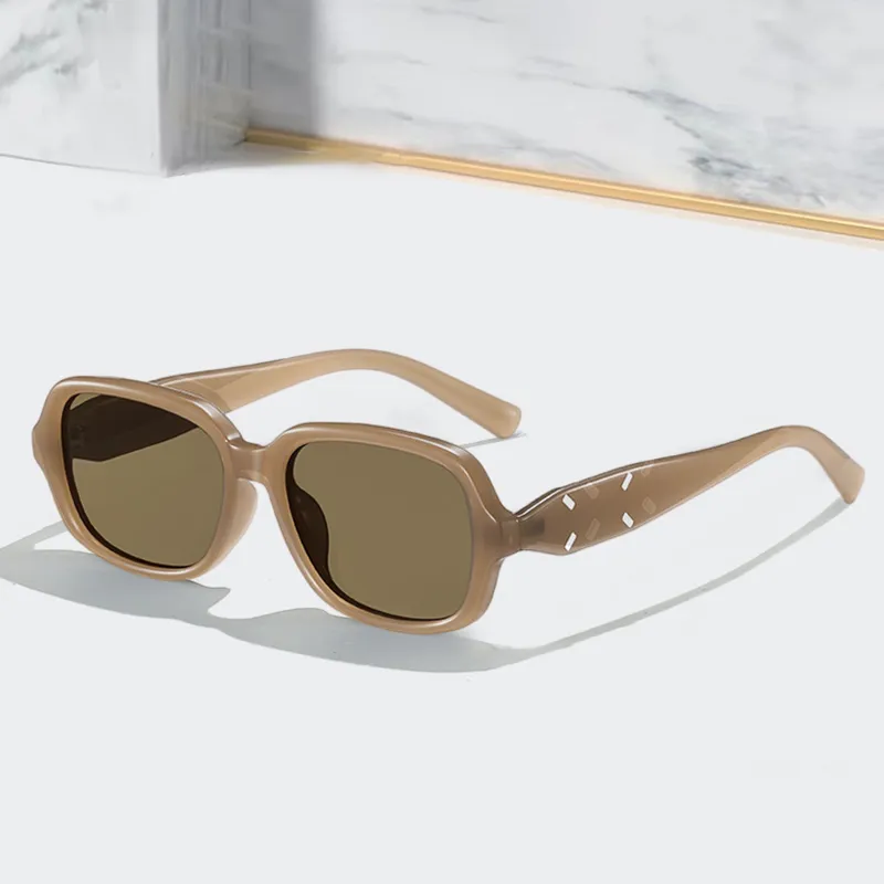 PRETTYALLUSION TR/Memory Plastic Square Sunglasses Unisex-16