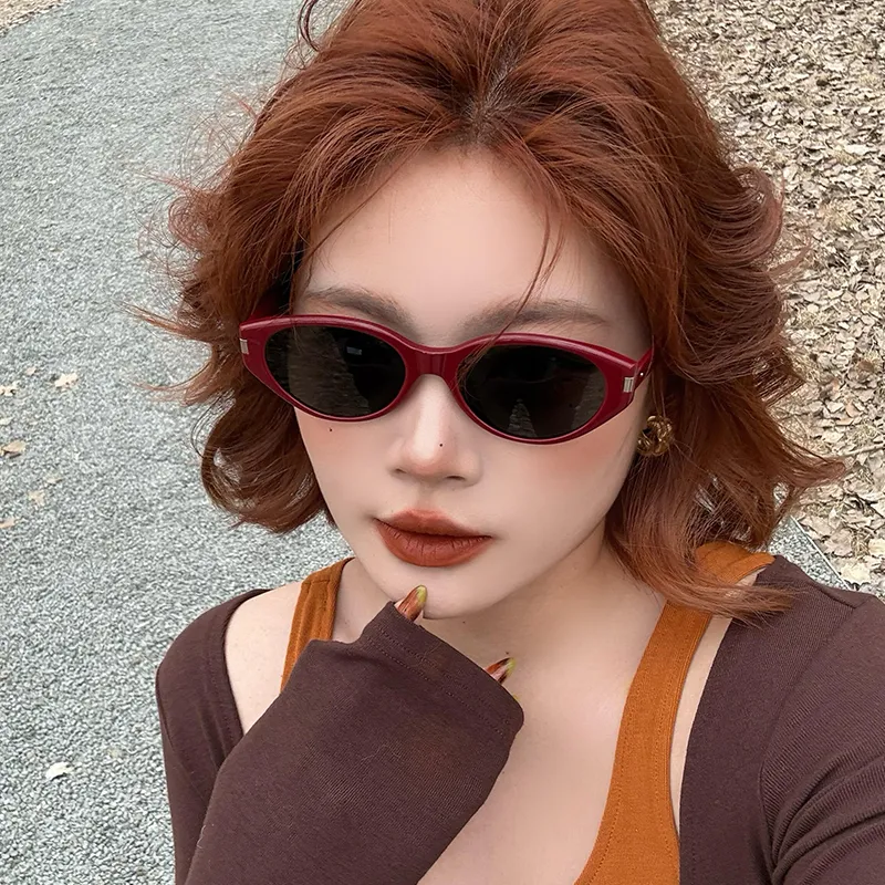 PRETTYALLUSION PC Cat Eye Sunglasses Women's-3