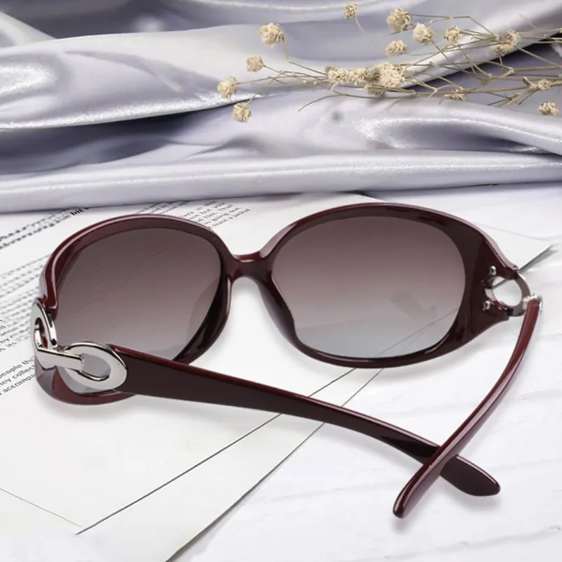 PRETTYALLUSION Oval Sunglasses Women's-5