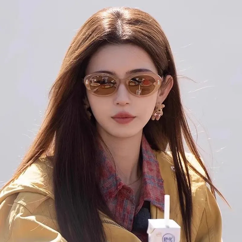 PRETTYALLUSION PC Oval Sunglasses Women's-2
