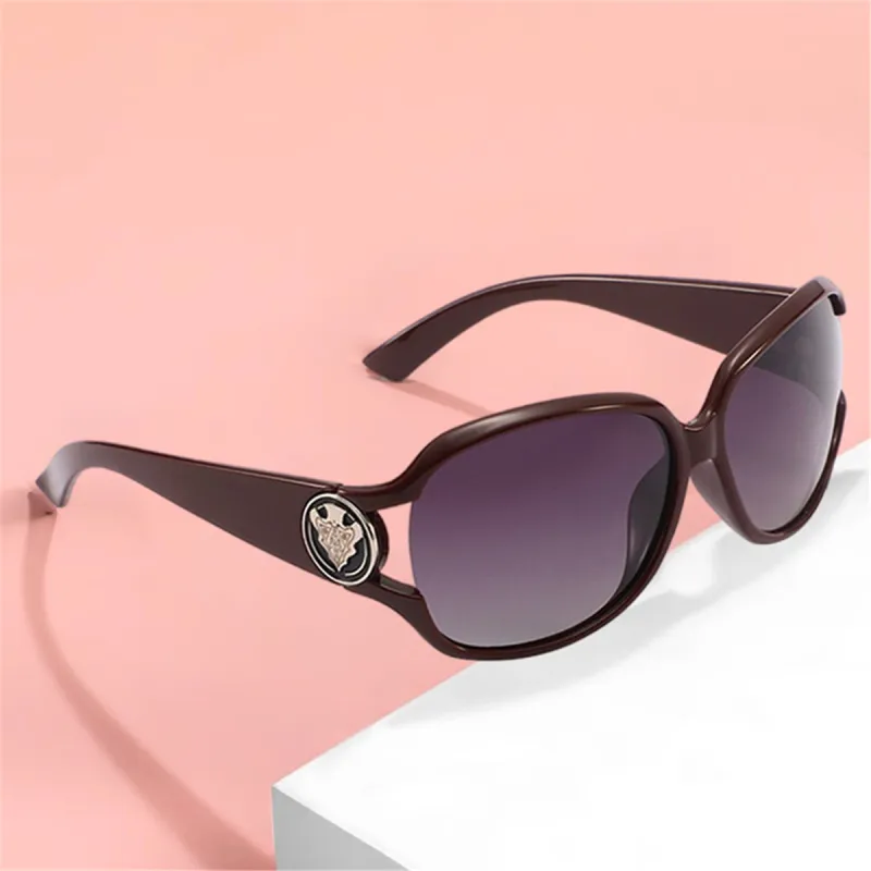 PRETTYALLUSION Oval Sunglasses Women's-5