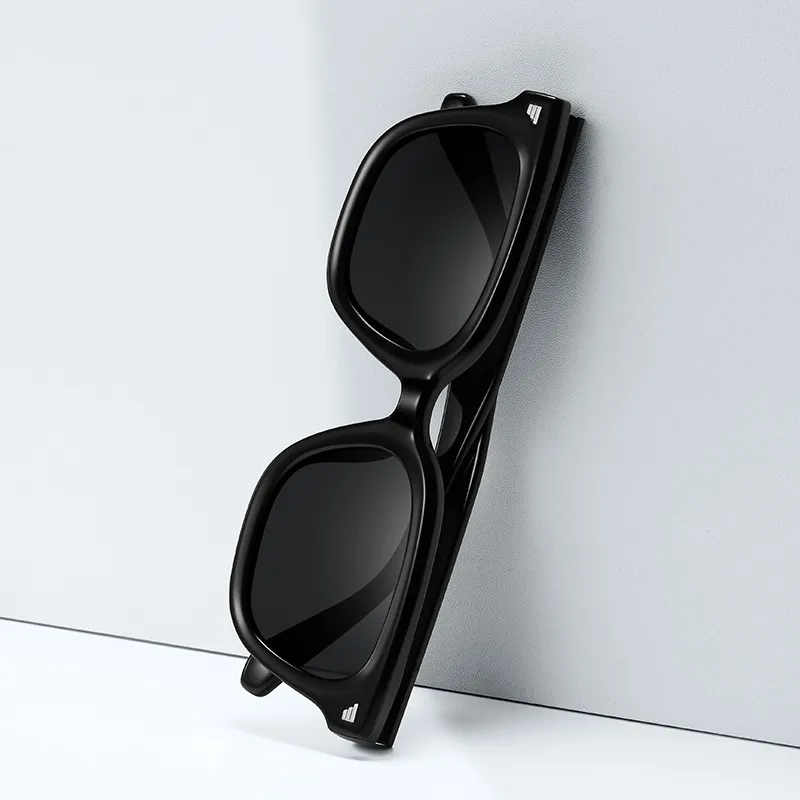 PRETTYALLUSION TR/Memory Plastic Square Sunglasses Unisex-4