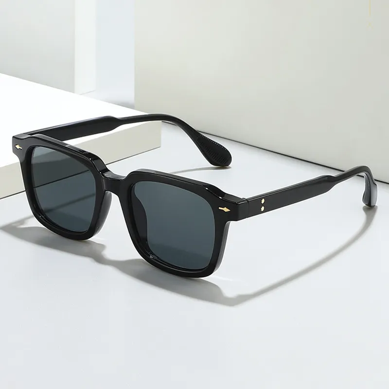PRETTYALLUSION PC Square Sunglasses Unisex-1