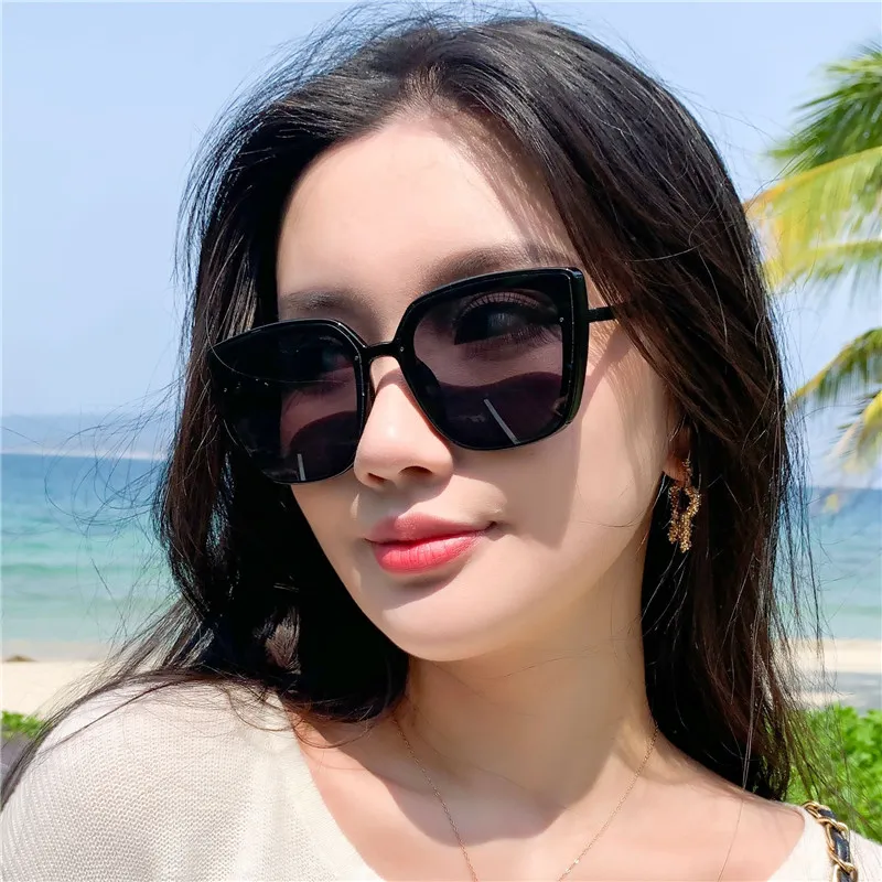 PRETTYALLUSION PC Cat Eye Sunglasses Unisex Multicolor-2