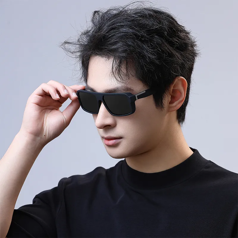 PRETTYALLUSION PC Square Sunglasses Men's-3
