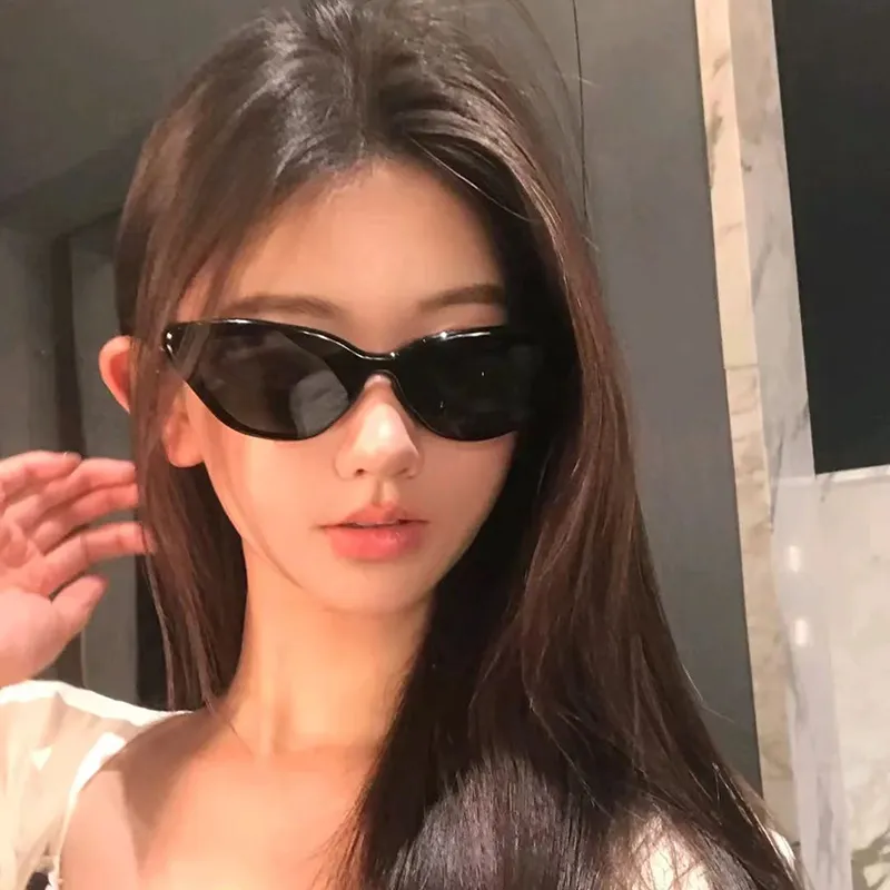 PRETTYALLUSION TR/Memory Plastic Cat Eye Sunglasses Women's-2