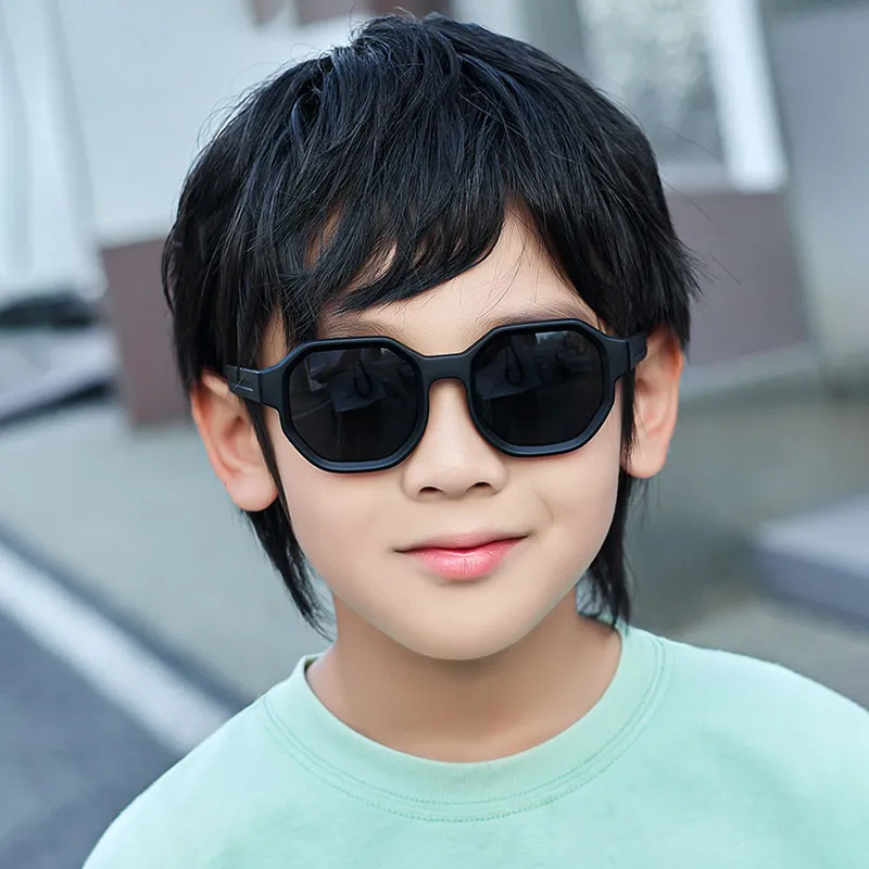 PRETTYALLUSION TPEE Irregular Shape Sunglasses Kids'-2