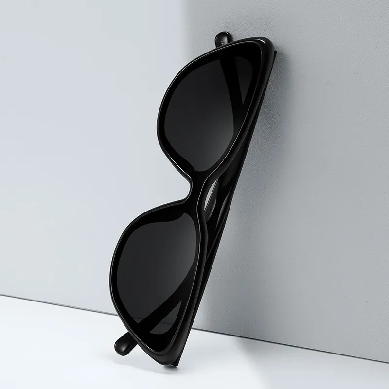 PRETTYALLUSION TR/Memory Plastic Cat Eye Sunglasses Women's-6