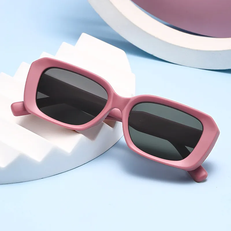 PRETTYALLUSION TPEE Silicone Square Sunglasses Kids'-14