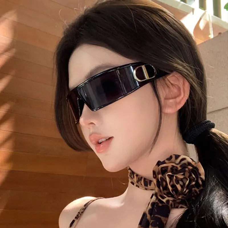 PRETTYALLUSION PC Irregular Shape Sunglasses Women's-5
