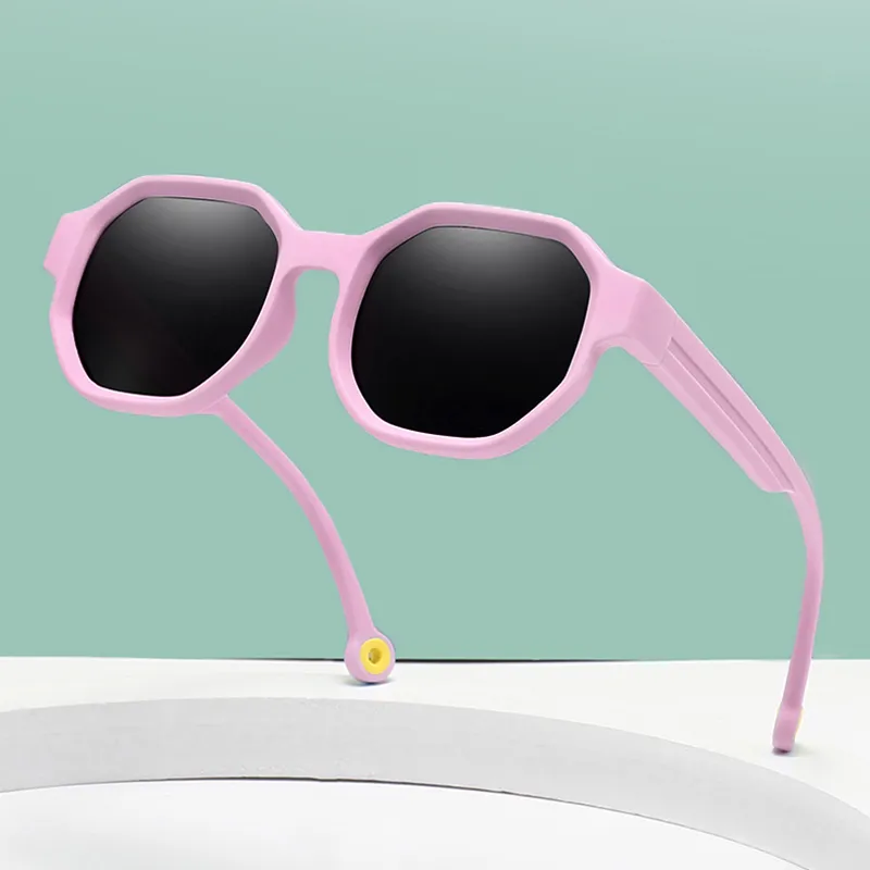 PRETTYALLUSION TPEE Irregular Shape Sunglasses Kids'-11